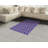 Eggplant High Density Long Fiber Poly Threads Decorative Area Rug Carpet-42031520
