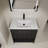 Bathroom Vanity with Ceramic Sink-168756549