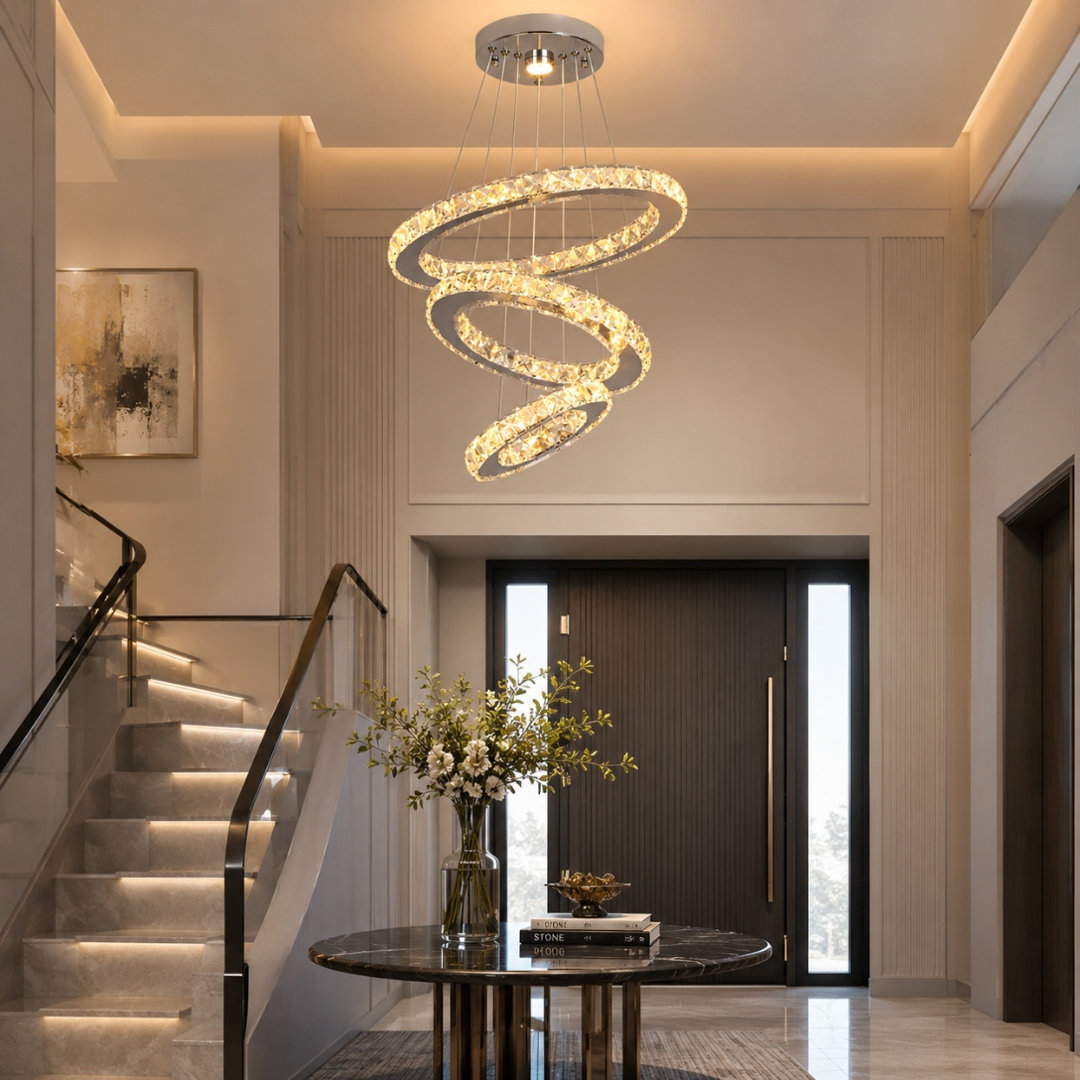 Malena 3 - Light Crystal LED Chandelier