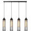 Gracelynn 4 - Light Black Pendant