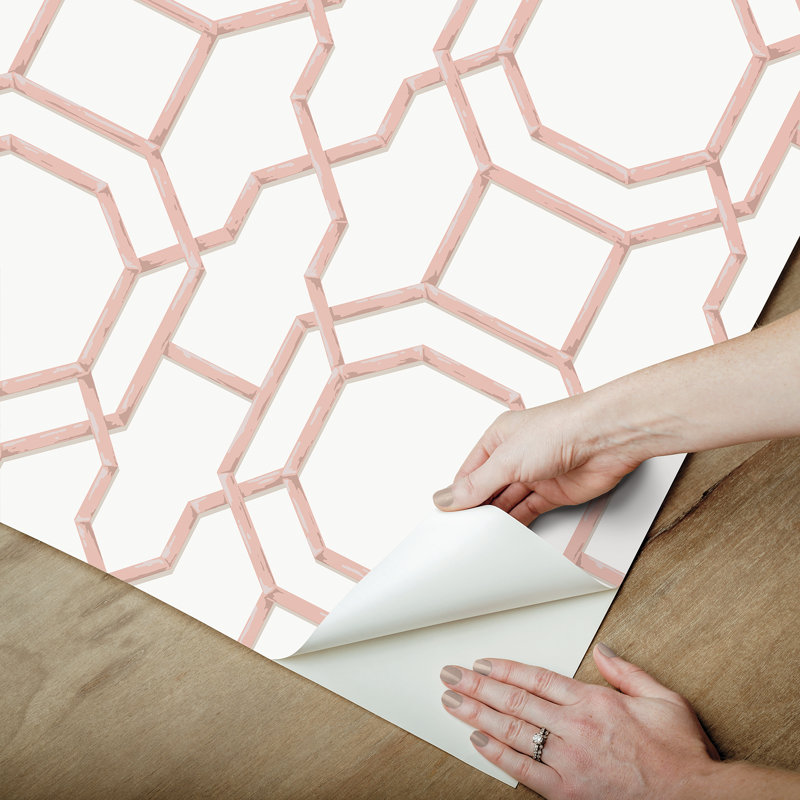 Papier peint adhésif Sanya, Rose