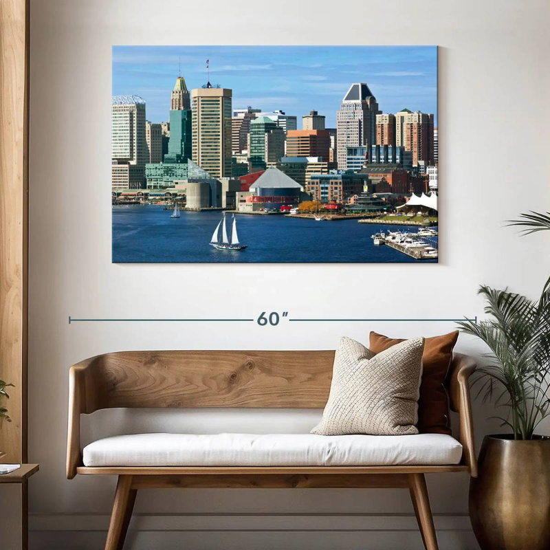 Ravi Inner Harbor Baltimore, 32" H x 48" W