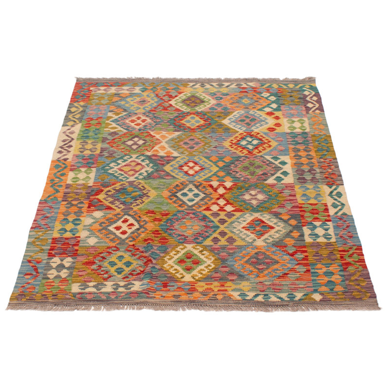 Tapis unique en laine nouvel âge 5 pi x 6 pi 6 po Wolline