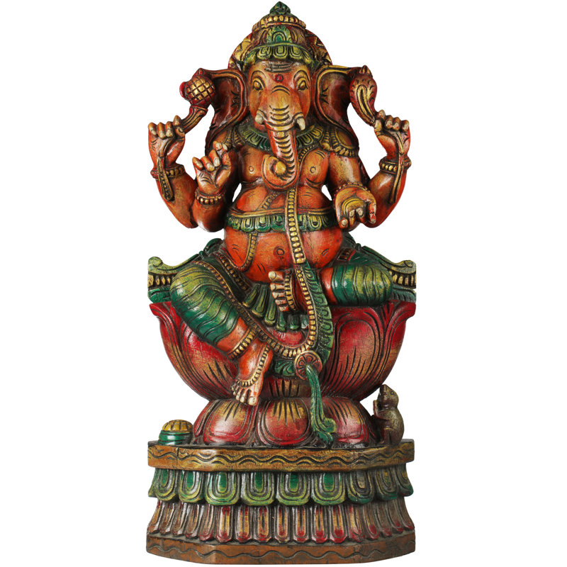 Le Shri Ganesha assis au lotus