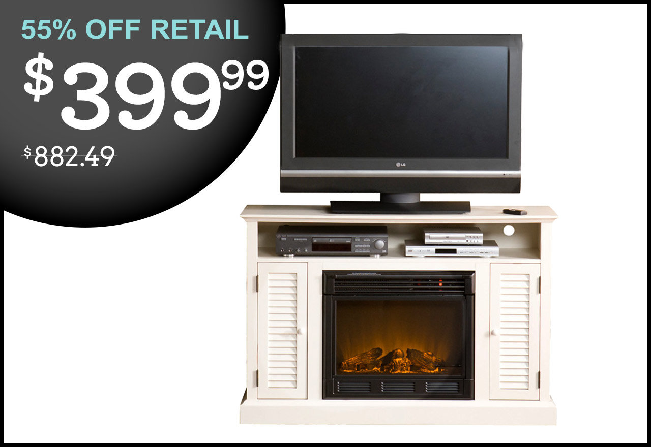 48” Electric Fireplace TV Stand 