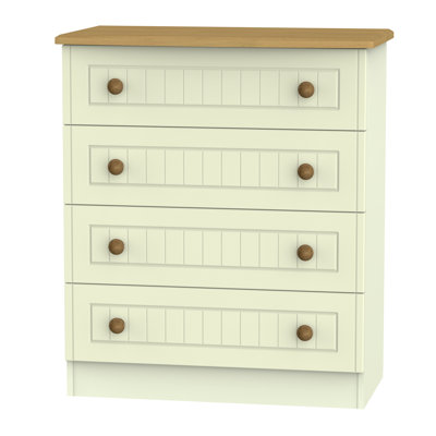 Fully Assembled Saxena 4 Drawer Chest