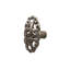 Poignée d'armoire 1-5 / 8 po, laiton antique, zinc (ensemble de 2)-126173307