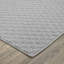 Ensemble de tapis touffetés argentés Tansu