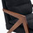 Mid Century Modern Upholstered Chenille Solid Wood Accent Armchair-1904025322