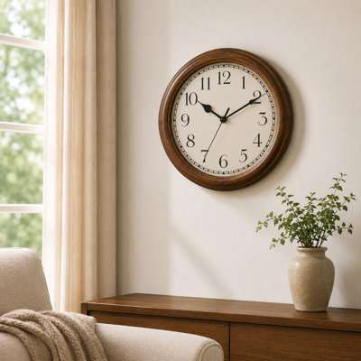 Wood Analogue Wall Clock