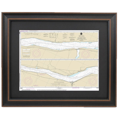 Columbia River, Sundale To Heppner Junction | Nautical Chart | Framed Print