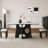French retro light luxury rectangular dining table Pedestal Base Dining Set-101135373