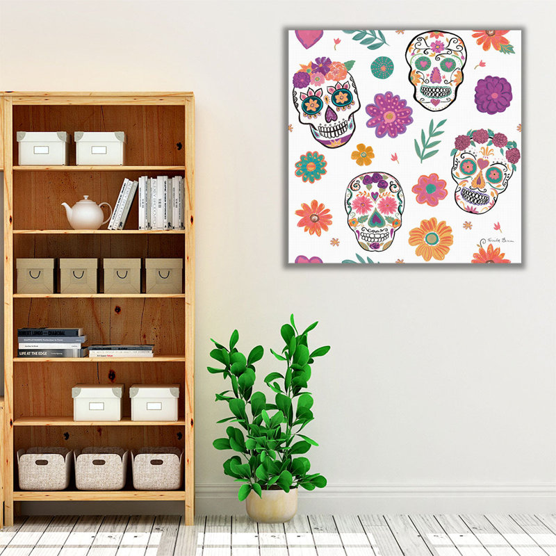 Jour des Morts - Art mural sur toile, H 16 po x l 16 po
