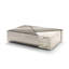 Geometric Marble and Mirrored Coffee Table