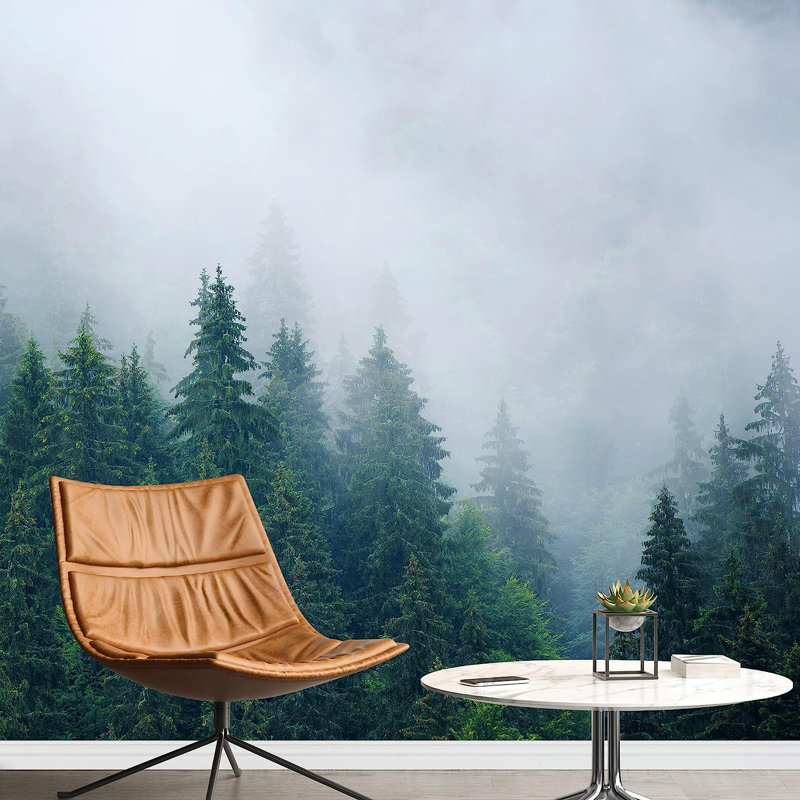 Misty Mountain Cloud Pine Tree, 66" L x 96" W
