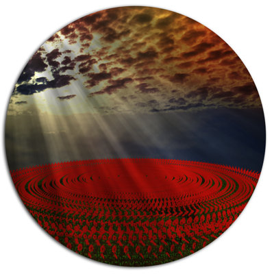 «Beautiful Circled Flower Fields», impression