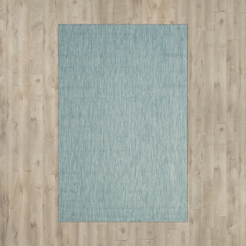 Marquand Performance Solid Color Indoor/Outdoor Area Rug, Rectangle 8' x 10'