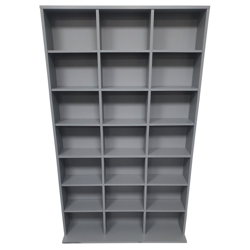 151cm H Media Shelves, Grey