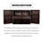 39.37" Brown Rectangular Solid Wood Wine Racks