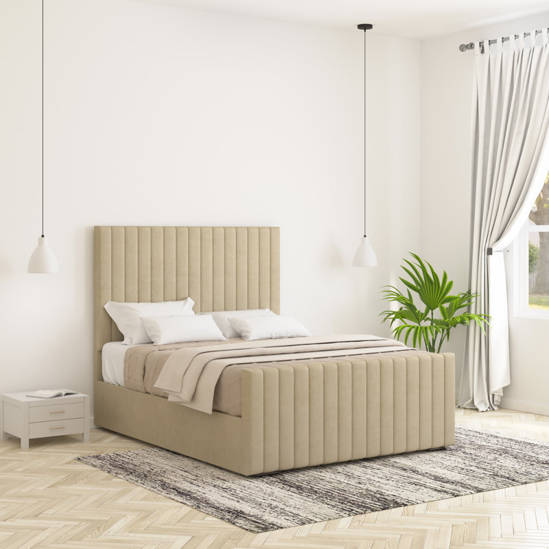 Upholstered Bed, Single (3'), Coffee