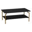 Table basse en chêne et fer-891839594
