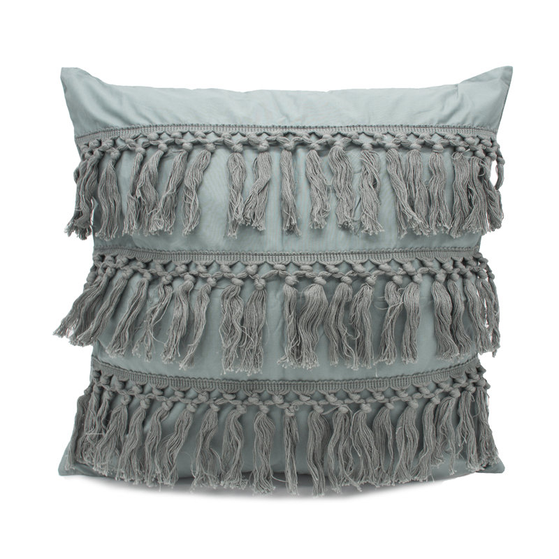  Reversible Throw Pillow, No Insert, Sage Green