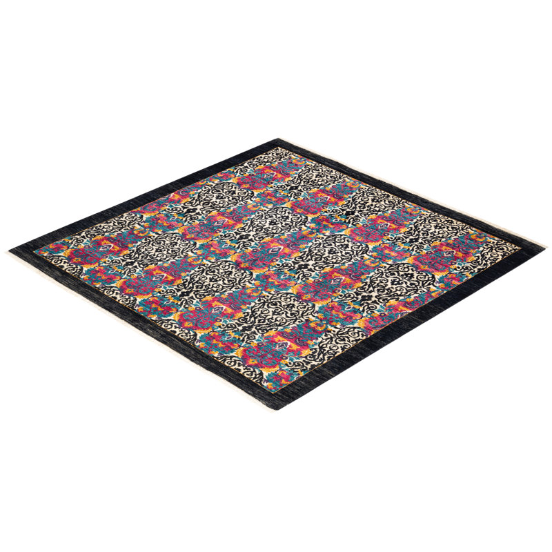 One-of-a-Kind 6' 1" X 6' 2" Hand Knotted Area Rug