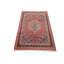 Tapis traditionnel rose en laine noué à la main 6 x 9 po