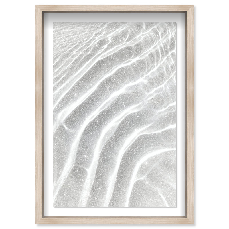 Water Ripples I Print by Oliver Gal, 16.5" H x 11.5" W, Natural Oak Shadowbox