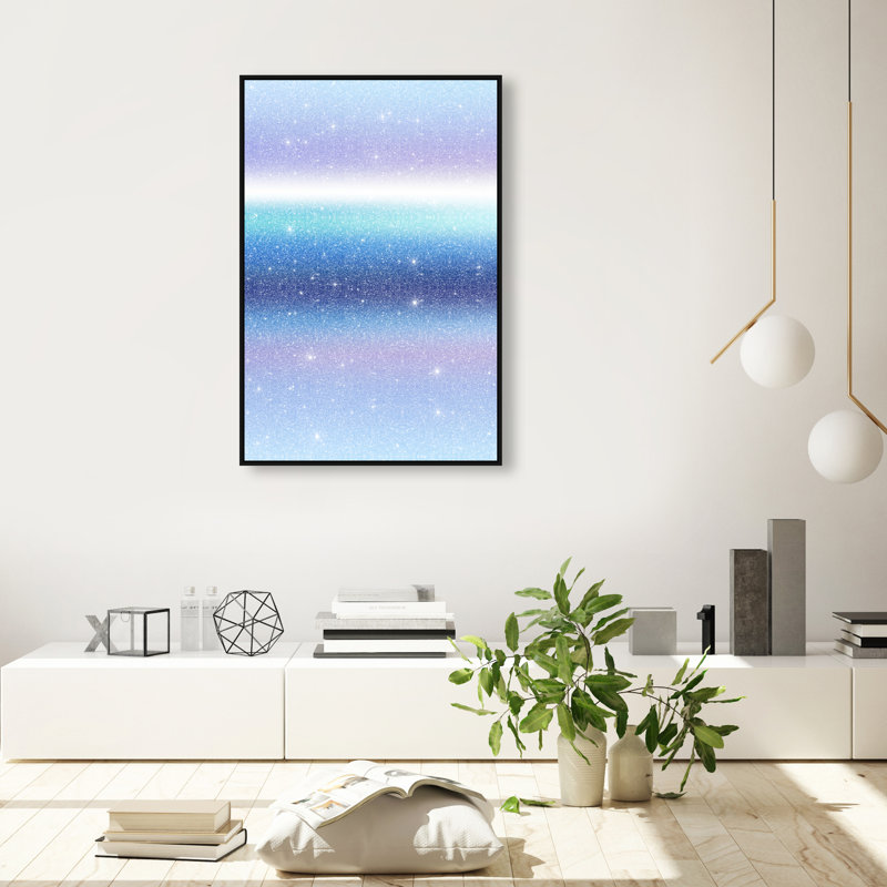 Moonlit Gradient Print by Oliver Gal, 16"H x 11"W, Black Floater Frame