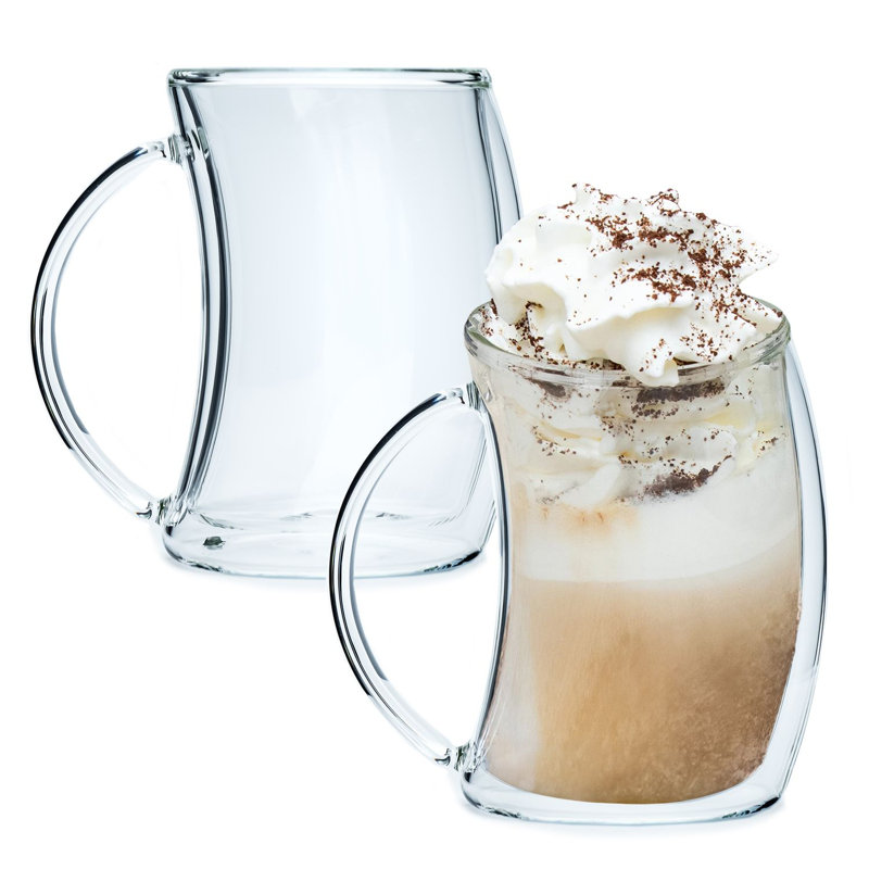 200ml Double Wall Glass, 2