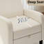 Chaise d'appoint rembourrée en tissu 29,25 po de largeur avec rangement-1228315992