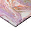 Tapis rose / mauve à motif abstrait tissé à la machine-203695870