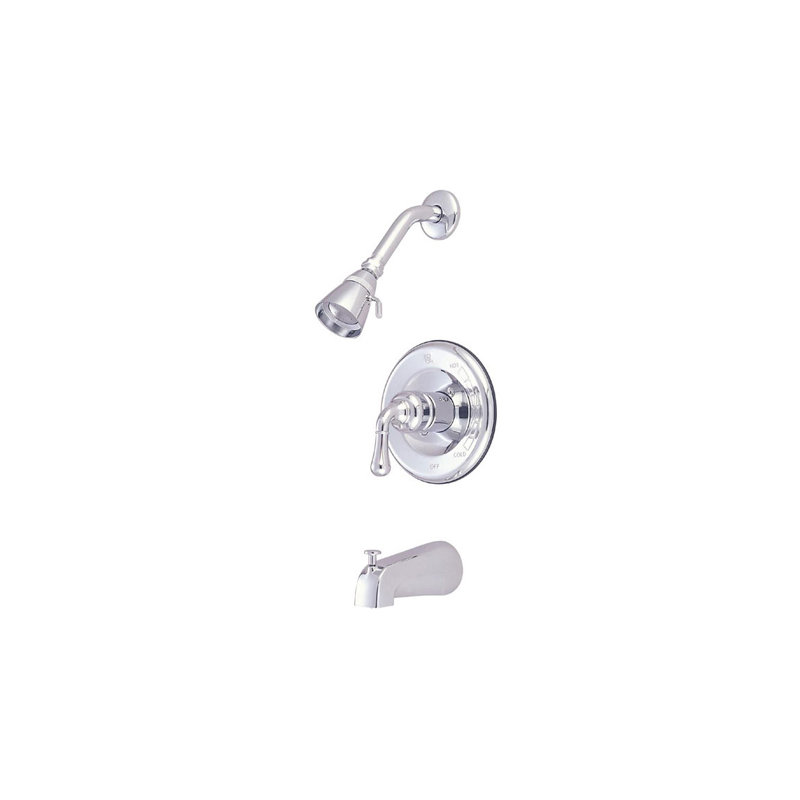 Volume Control Faucet Shower Faucet Trim Only, Chrome