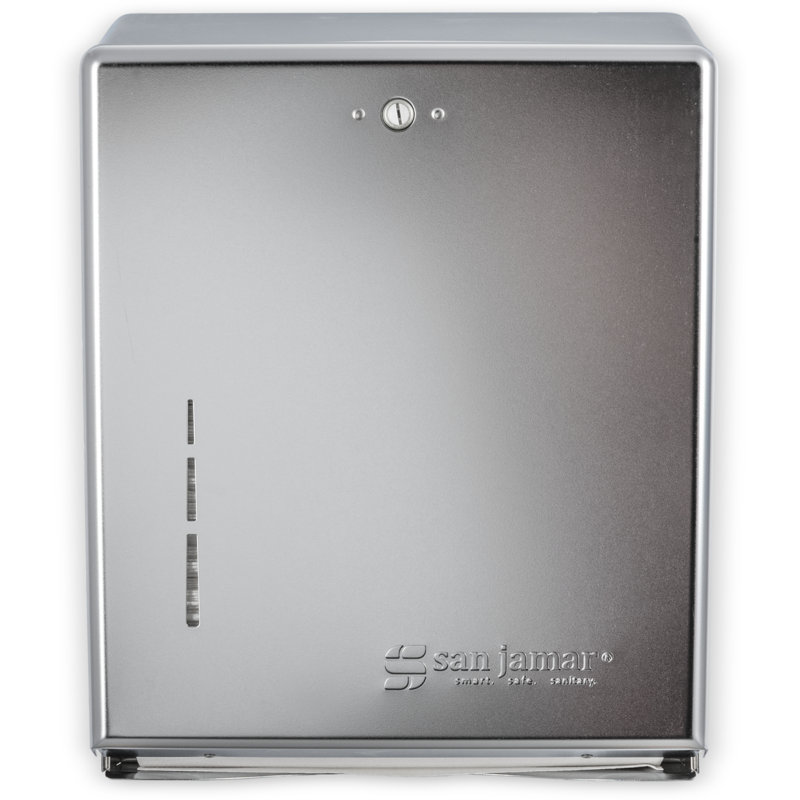 San Jamar Multifold, C-Fold Towel Dispenser, Chrome
