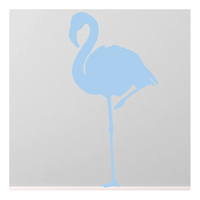 Animals Wall Decal, Light Blue, Large