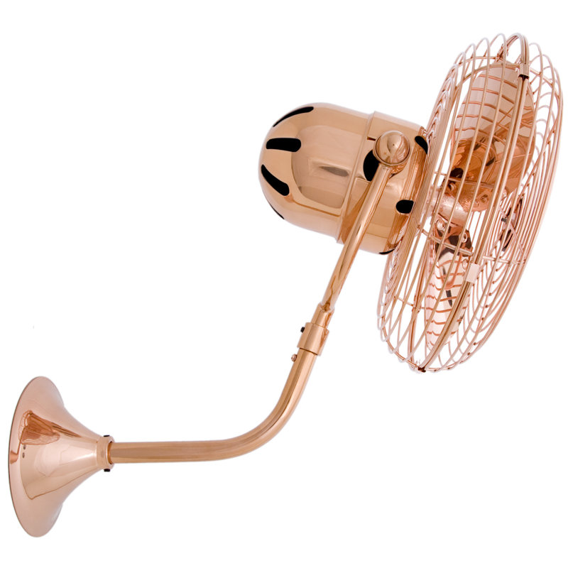 Ventilateur mural 20 "Matthews Fan Company, Cuivre poli
