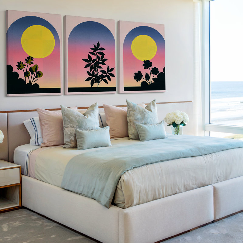 Ensemble de 3 grandes décorations murales Exclusives Vibrant Fruit Splash, 24 po x 60 po