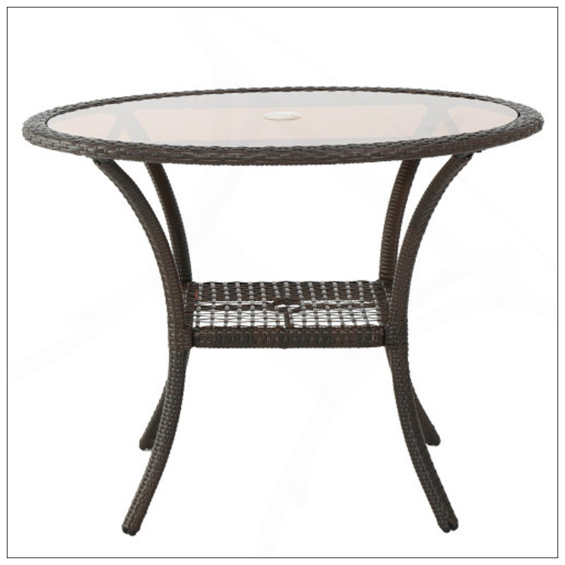 Table d'extérieur en résine, ancienne version 56225.00TBLBRN