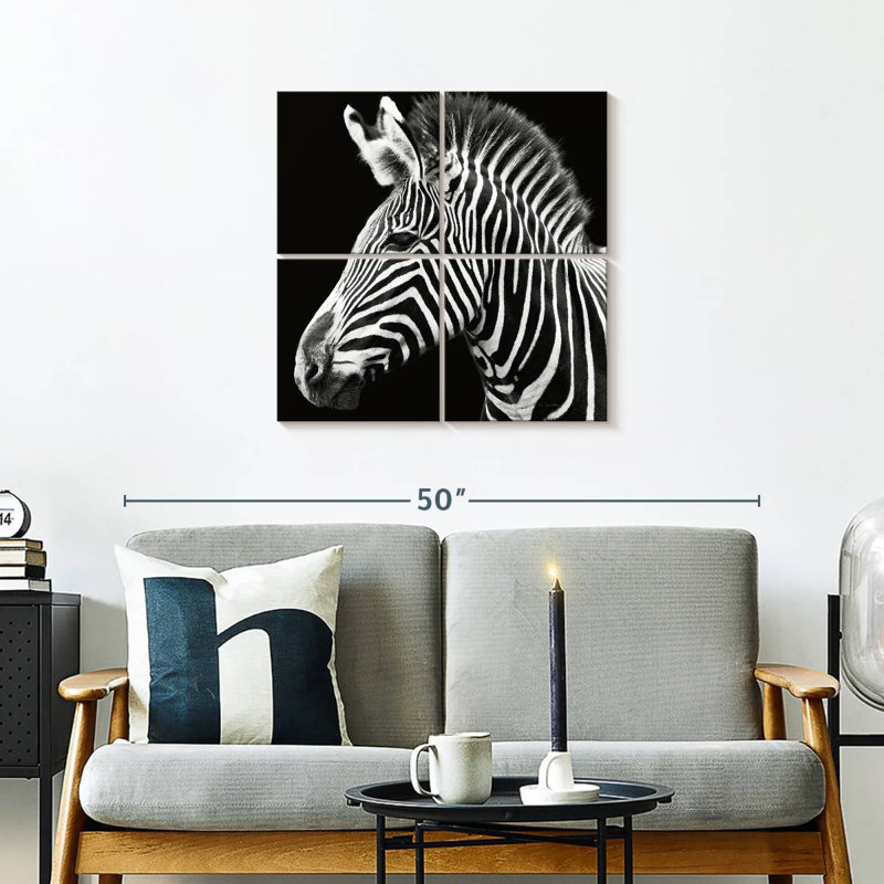 Brampt Zebra Stripes Pattern III, 26" H x 26" W