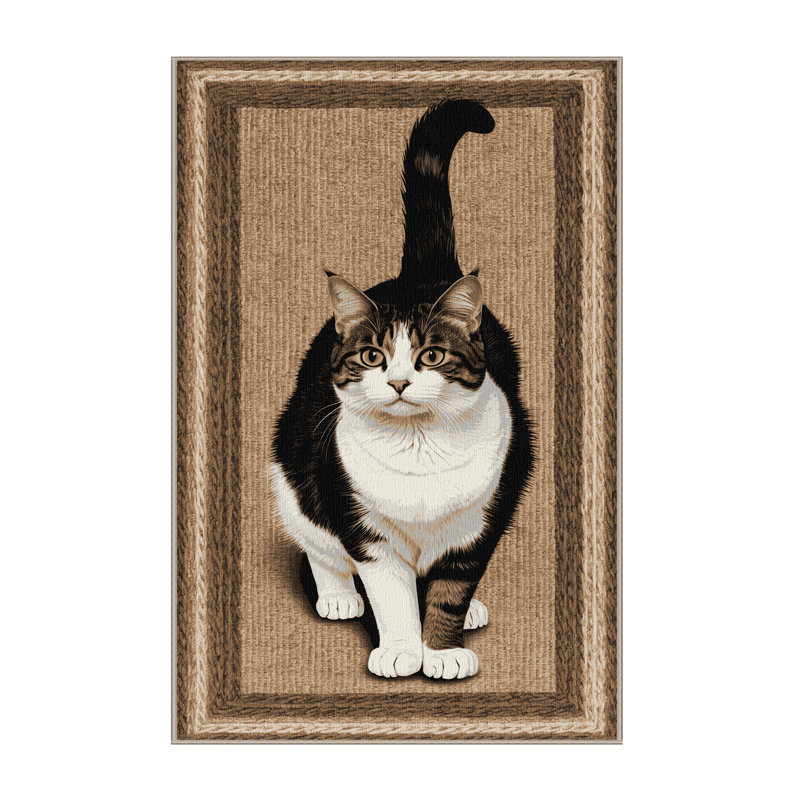  Tapis lavable European Shorthair Cats, Rectangle de 5 pi x 8 pi