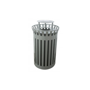 Steel Open Kitchen Trash Can