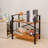Iron Solid Wood Etagere Bookcase-1059322961-1059322975