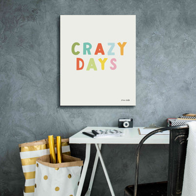 «Crazy Days» par Ann Kelle Designs, art mural sur toile