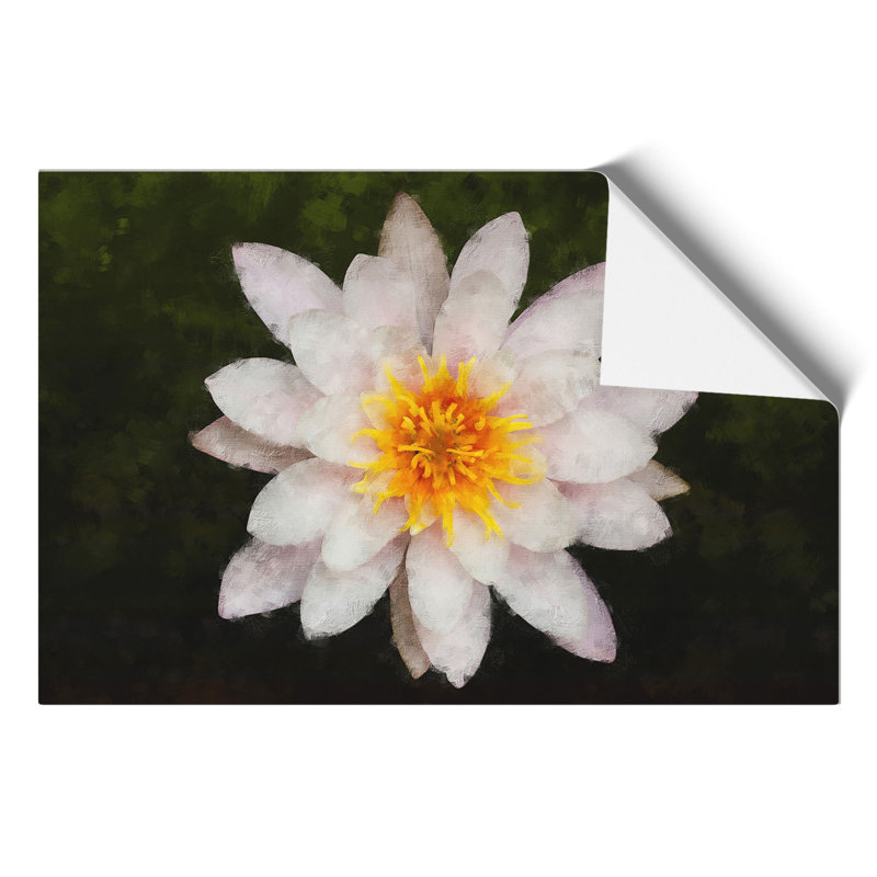 White Lily Flower - Unframed Graphic Art, 42cm H x 59cm W, Paper