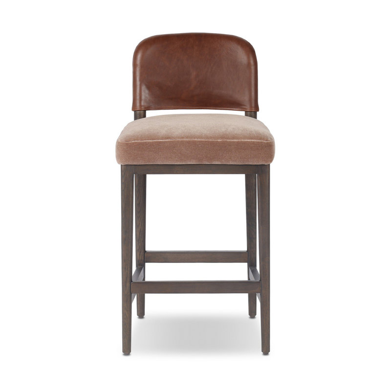 Ryver Stool-Dulane Mahogany-Counter, Dulane Mahogany