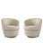 Aunna PU Leather Swivel Soft Cushion Accent Chair（Set of 2）-529062203