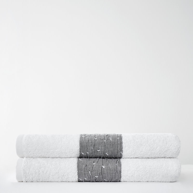 100% Cotton Plush Bath Sheet, White