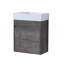 Meuble-lavabo flottant mural avec lavabo-548655638