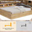 Steel Lift Up Storage Bed-2116970843